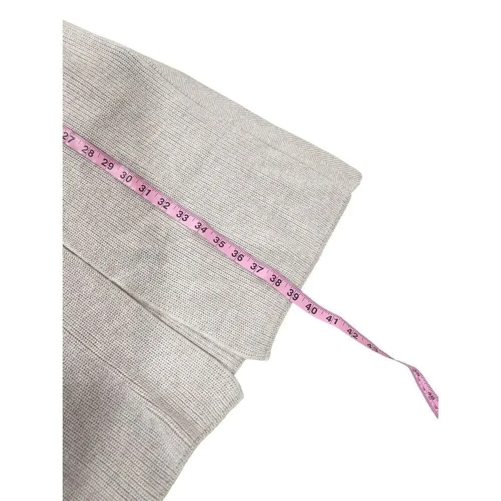 Wilfred 100% Merino Wool Gray‎ Grey Knit Sweater Vest Cardigan Womens XXS
